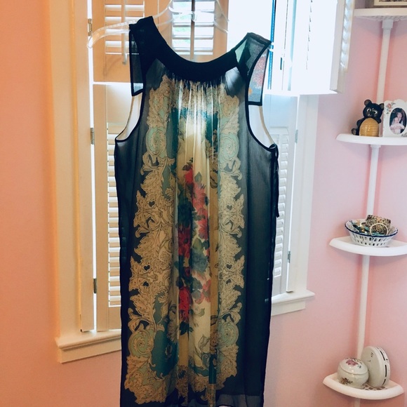 Anthropologie Moulinette Souers “flora vignette” 2 - Picture 2 of 5